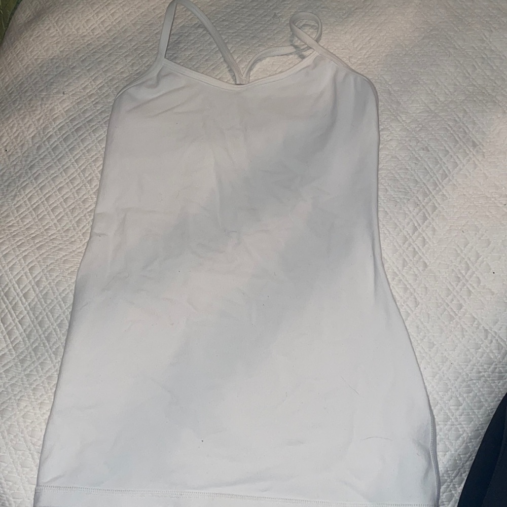 Lululemon white tank